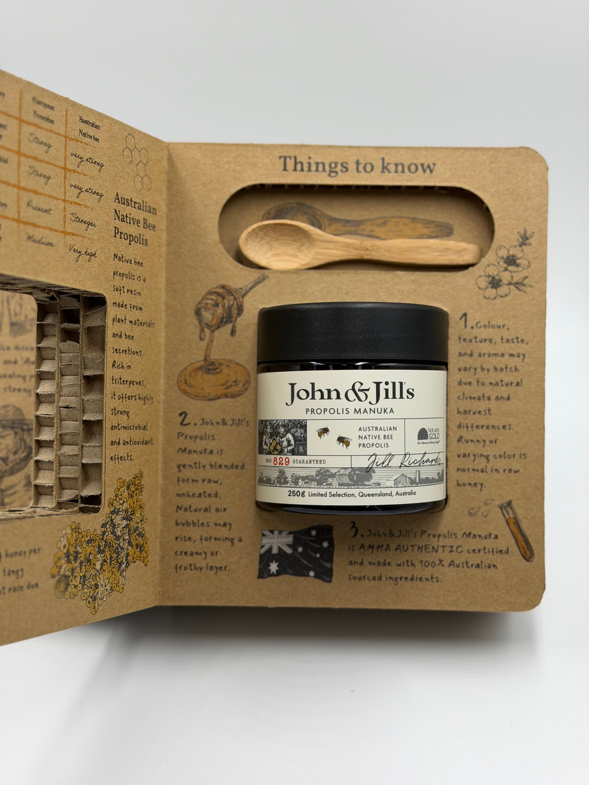 John & Jill's Propolis Manuka Honey 829+